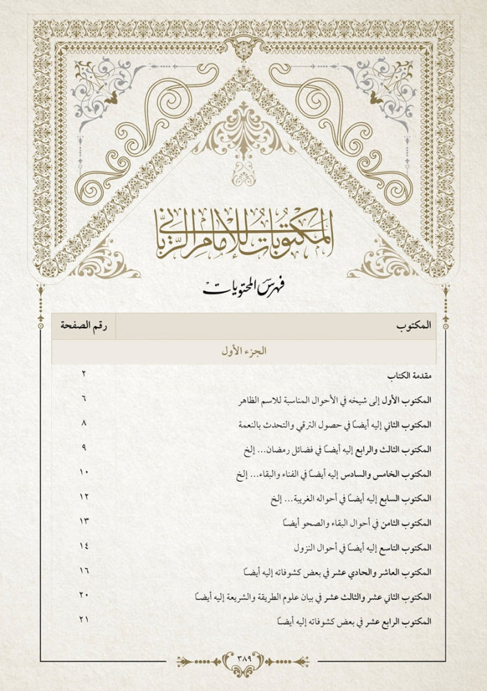 المكتوبات للإمام الرباني ٣ج
